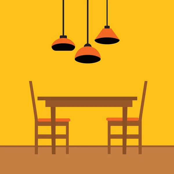 Dibujos: mesas y sillas | mesa y sillas — Vector de stock © 2v #35477613