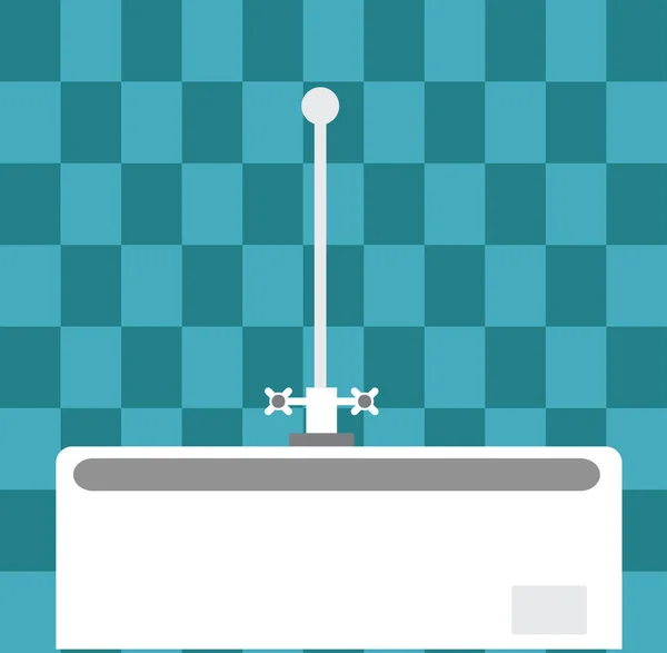 Intérieur de salle de bain moderne — Image vectorielle