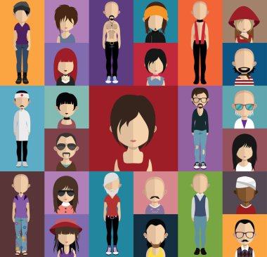 Dizi farklı avatarlar 