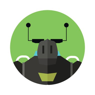 Robot karakter simgesi  