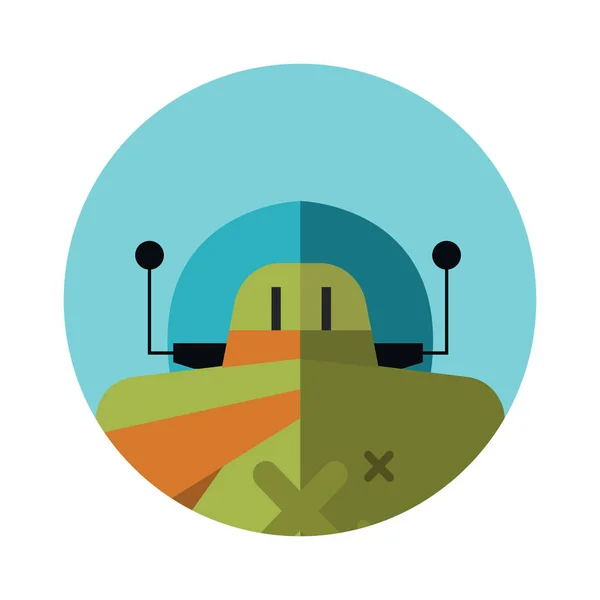 Rebot character icon — стоковый вектор