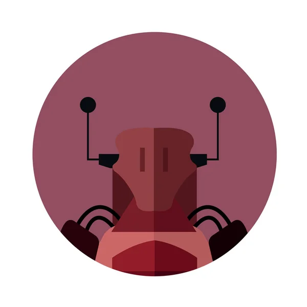 Rebot character icon — стоковый вектор