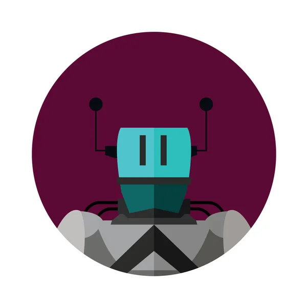 Εικονίδιο χαρακτήρων ρομπότ — Διανυσματικό Αρχείο
