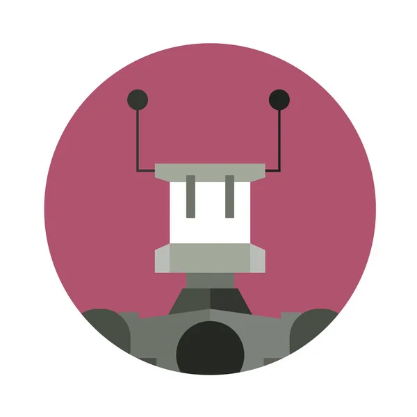 Robot karakter pictogram — Stockvector