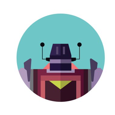 Robot karakter simgesi  