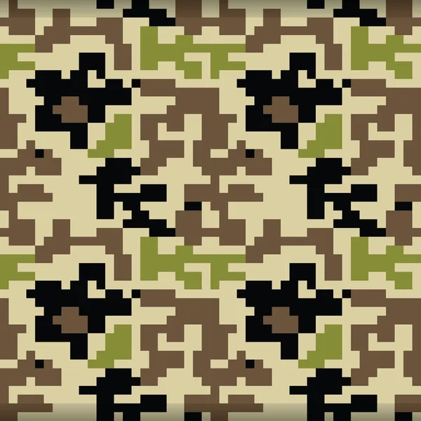 Padrão de camuflagem militar — Vetor de Stock