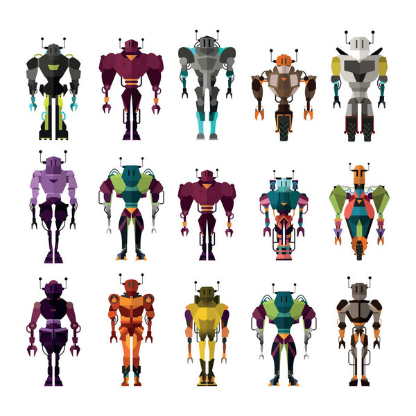 Robot characters with full bodies
