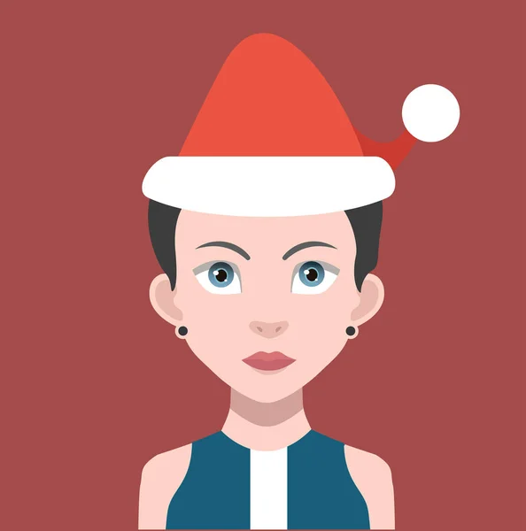 Femme utilisateur avatar — Image vectorielle