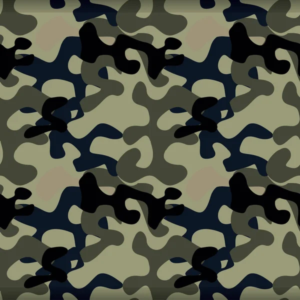 Military camouflage pattern — Stock Vector