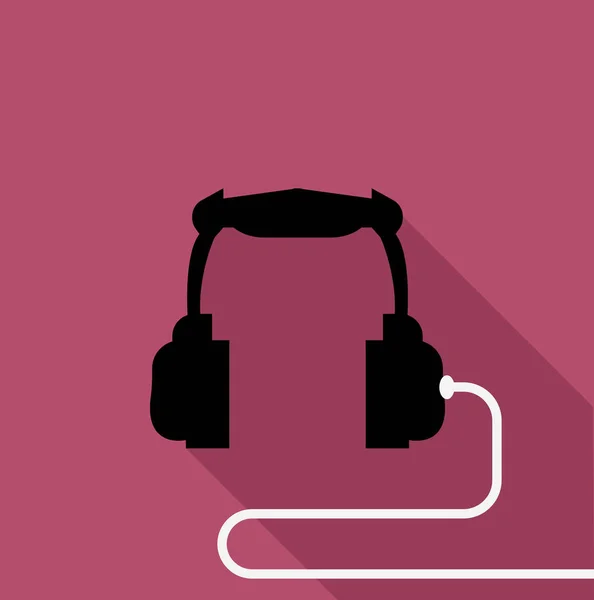 Modern headphones icon — Stock Vector