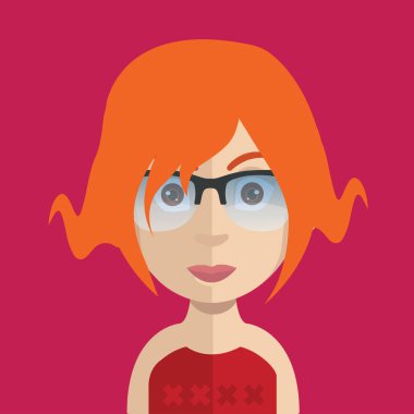 Kadın kullanıcı avatar simge