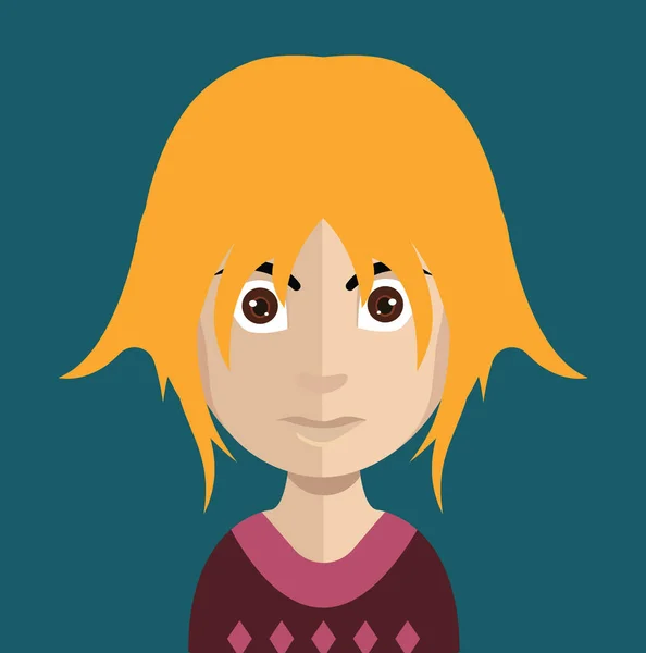 Male user avatar icon — Stock Vector