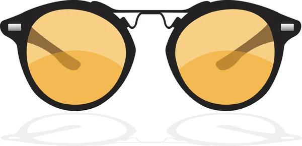 Μοντέρνα γυαλιά ηλίου με σκιά — Διανυσματικό Αρχείο