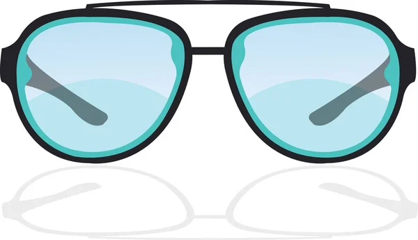 Moderna solglasögon med skugga — Stock vektor
