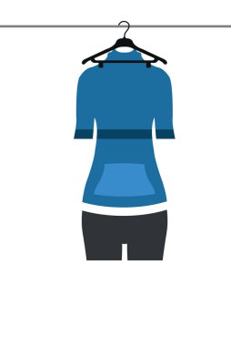 Spor elbise askısı 