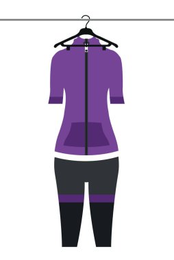 Spor elbise askısı 