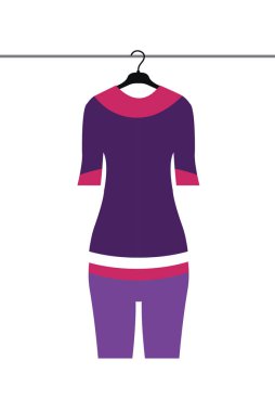 Spor elbise askısı 