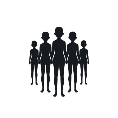 beyaz insan siluetleri