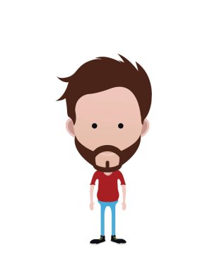 insan kutsal kişilerin resmi içinde düz stil 