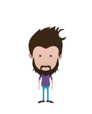 insan kutsal kişilerin resmi içinde düz stil 