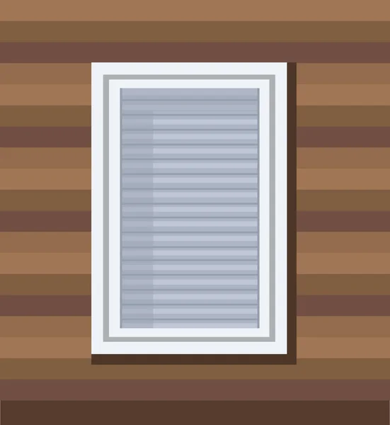 Małe okno domu Element — Wektor stockowy