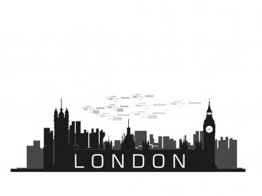 London city, Amerika Birleşik Devletleri silüeti 