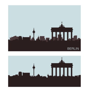 Berlin şehir silueti