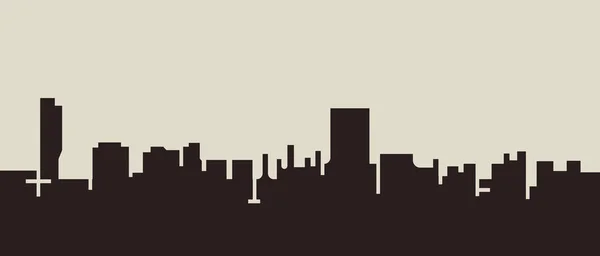 De skyline van de stad van Manchester — Stockvector