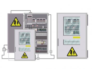 Elektrik pano, elektrik metre ve devre kesiciler