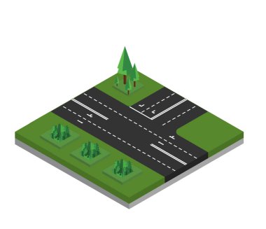 izometrik yol öğesi