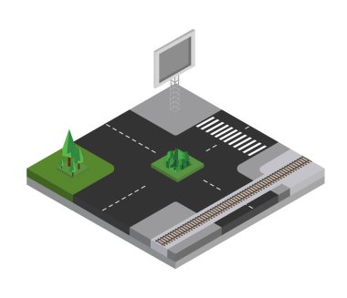 izometrik yol öğesi