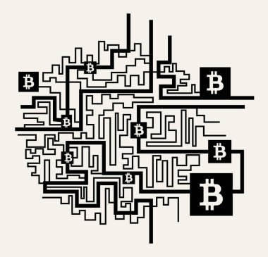 Bitcoin cryptocurrency dijital ödeme sistemi