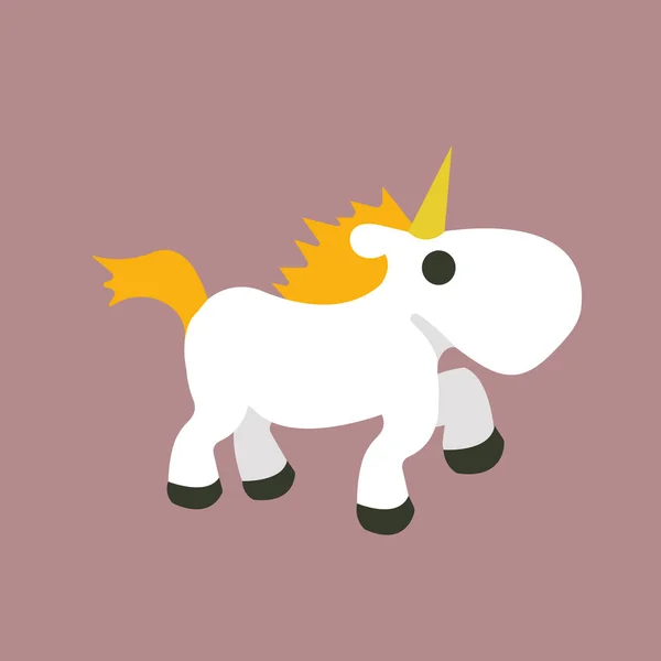 Cute little unicorn — Stock Vector