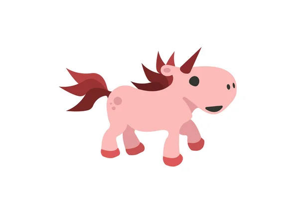 Cute little unicorn — Stock Vector