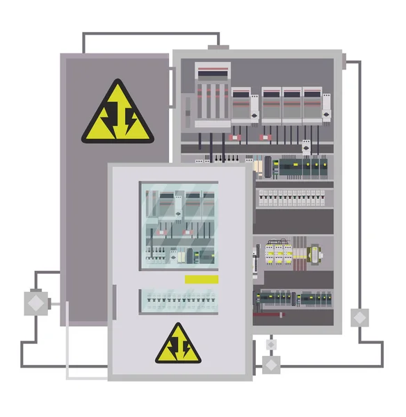 Elektriska Fält Ikon Vektorillustration — Stock vektor