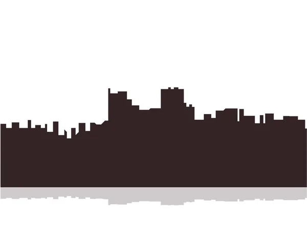 Ciudad Minsk Skyline Ilustración Vectorial — Vector de stock