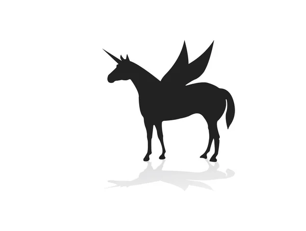Carino piccolo unicorno — Vettoriale Stock