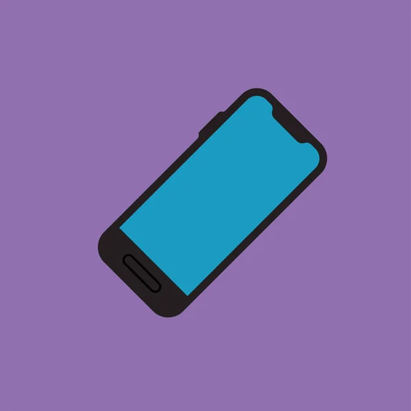 Mobiele Telefoon Pictogram Vector Ontwerp — Stockfoto