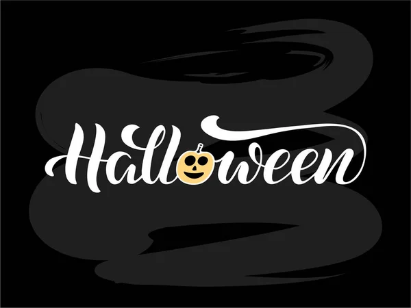 Ilustração Vetorial Letras Halloween Para Banner Panfleto Cartaz Roupas Cartão — Vetor de Stock