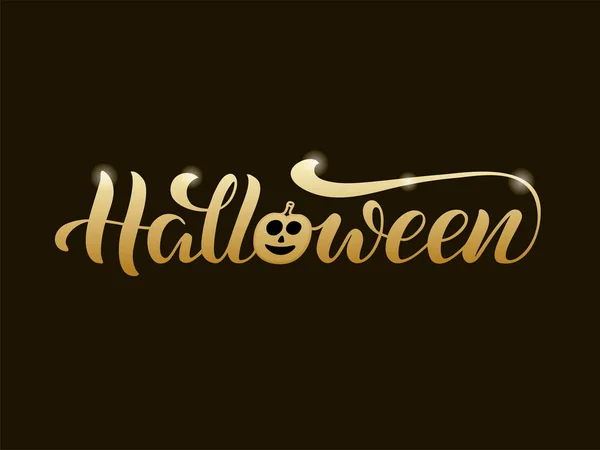 Ilustração Vetorial Letras Halloween Para Banner Panfleto Cartaz Roupas Cartão — Vetor de Stock