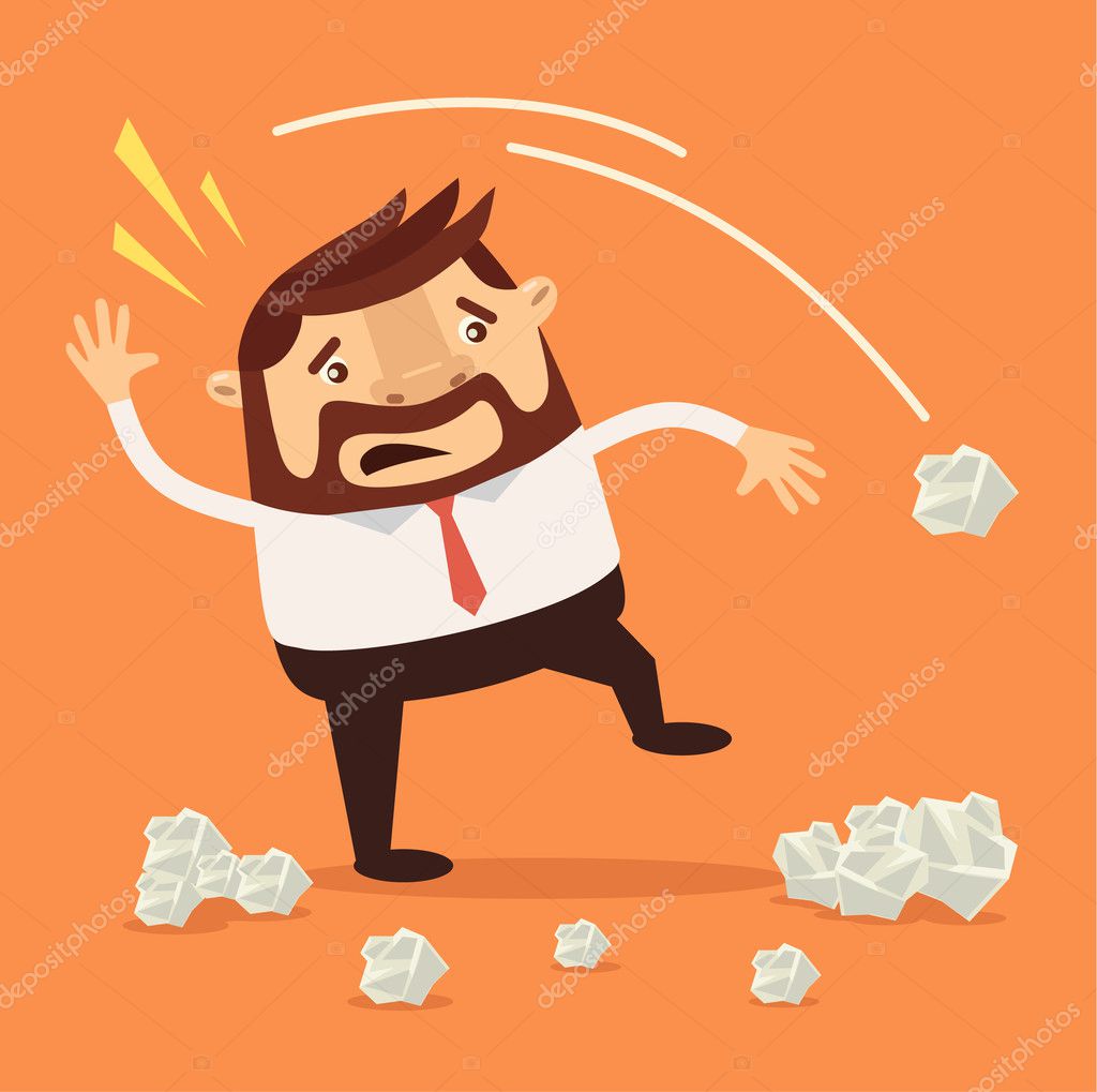 Businessman character have no idea. Vector flat cartoon illustration Stock Vector Image by ©prettyvectors #126351522 Businessman character have no idea. Vector flat cartoon illustration Stock Vector Image by ©prettyvectors #126351522