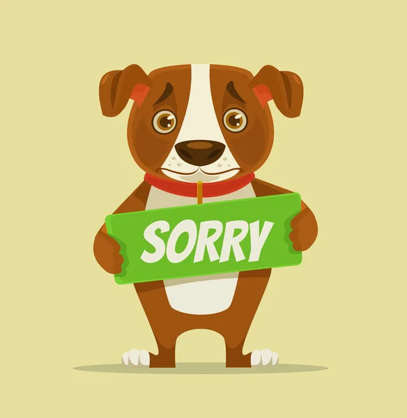 Sorry dog Vector Art Stock Images | Depositphotos