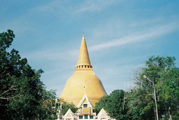 Tayland Daki Tapınaklar Türbeler — Stok fotoğraf