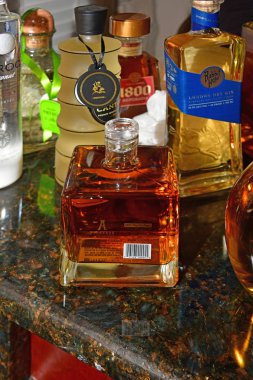 Louisville Ky, Usa 10-26-19 şişe tekila, Ayate Reposado tekila. 750 ml.