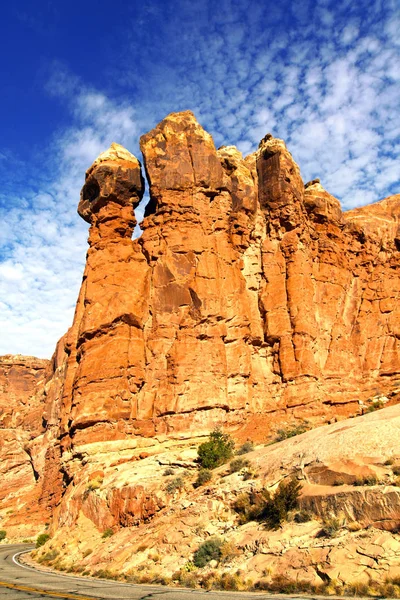 Parque Nacional Arches Geografía Moab Encuentra Ubicado Las Coordenadas Conocido — Foto de Stock