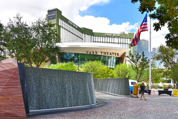 Las Vegas Nv, Usa 10-1-18 Park ünlü Las Vegas Strip 'in yanında yer almaktadır.