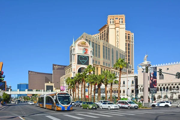 Las Vegas Strip Nevada Usa 2018 Las Vegas Strip Known — Stock Photo, Image
