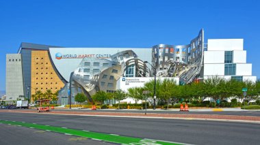 Las Vegas Nevada, Usa 09-11-14 Modern fütüristik mimari Las Vegas şehir merkezini canlandırdı.