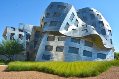 Las Vegas Nevada, Usa 11 Eylül 2014 Modern Mimari. Cleveland Kliniği Lou Ruvo Beyin Sağlığı Merkezi.