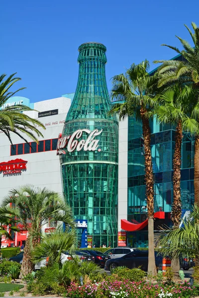 Las Vegas Usa Coca Cola Store Gelegen Aan Strip Met — Stockfoto